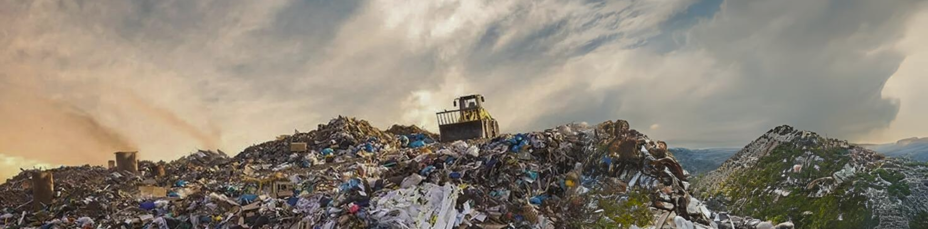 "Houston landfill showing waste management challenges"